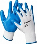 Перчатки "M"8 маслостойкие с нитриловым покрытием ЗУБР МАСТЕР 11276-M от интернет-магазина ToolsDiamond.ru
