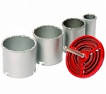 Набор кольцевых коронок с карбид-вольфрамовой крошкой ECONOM 05503373 от интернет-магазина ToolsDiamond.ru
